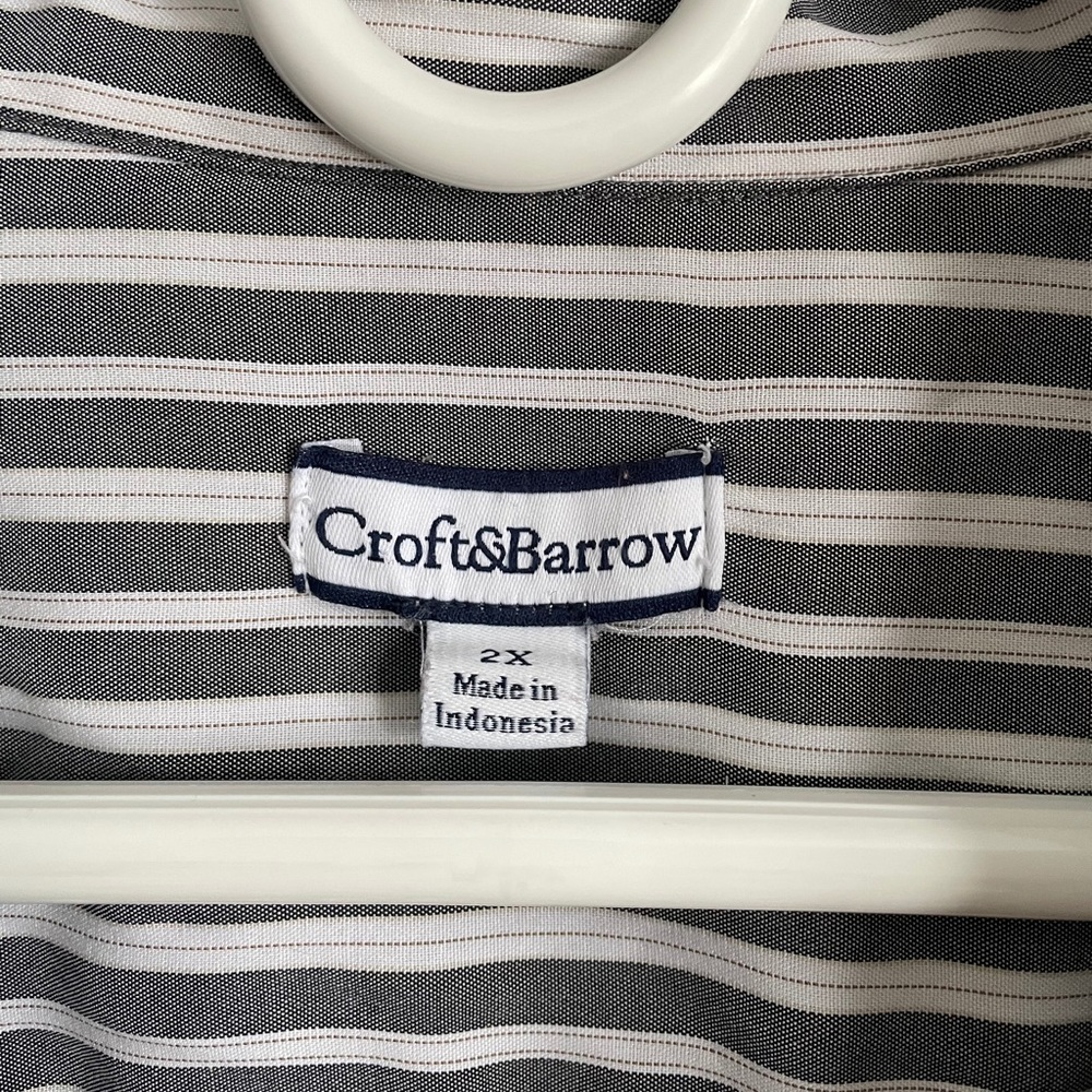 Oversized stripped button up - Picture 5 of 5